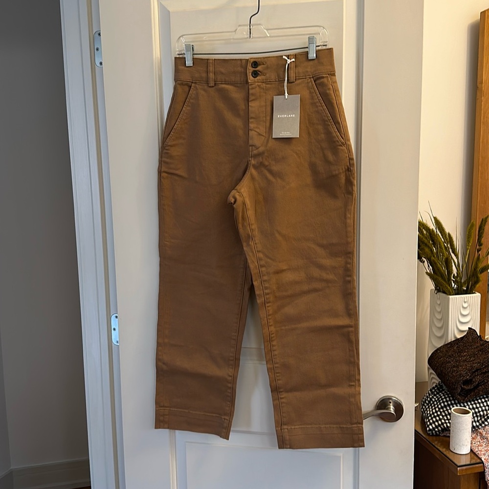Everlane women's brown wide leg 6